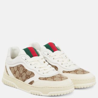 moda luksus Gucci Gucci Re-Web trampki biały